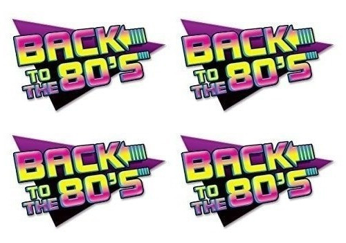 Beistle S54311az4 Signos De 4 Piezas De Vuelta A La 80 155 X 0