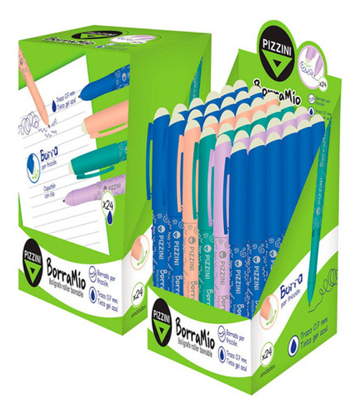 Repuesto Pizzini Borrable X 12 Cartucho Azul Borramio 1