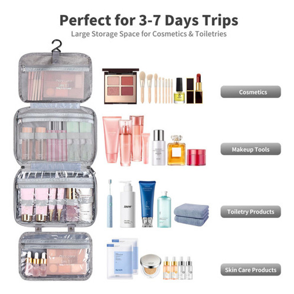 Tfitwl Neceser, Gris, Diario, Viajes, Negocios 1