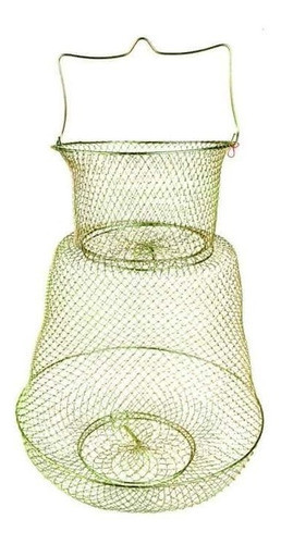 Canasto Vivero Metalico Para Guardar Pescado Wbo04510 0