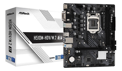 Motherboard Asrock Intel H510m-hdv M.2 Se 1200 Tranza 0
