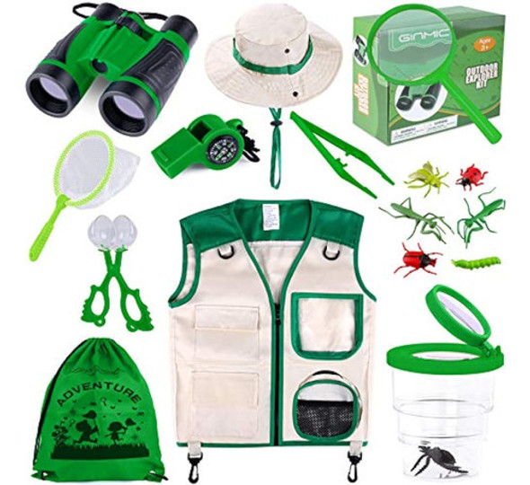 Ginmic Kit De Explorador Para Niños Y Kit De 0