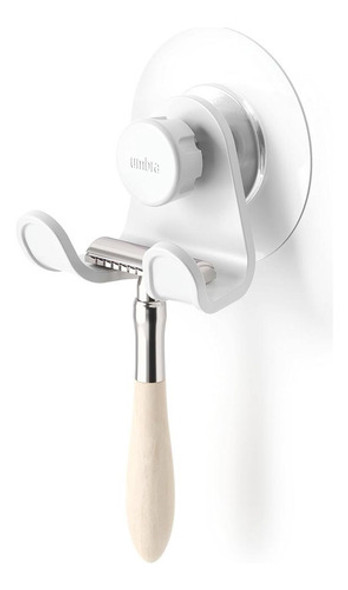 Gancho Doble Adhesivo Blanco Flex 0