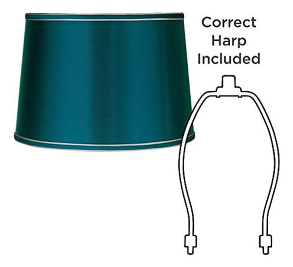 Sydnee Satinado Verde Azulado Lámpara De Carga 14 X 16 X 11 1