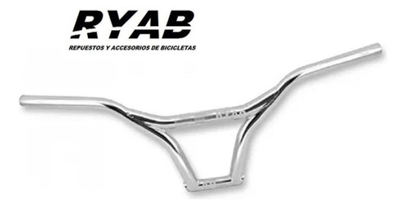 Manillar Manubrio Bmx / Free Style 22mm X66cm Reforzado 1 Manillar Manubrio Bmx / Free Style 22mm X66cm Reforzado 1