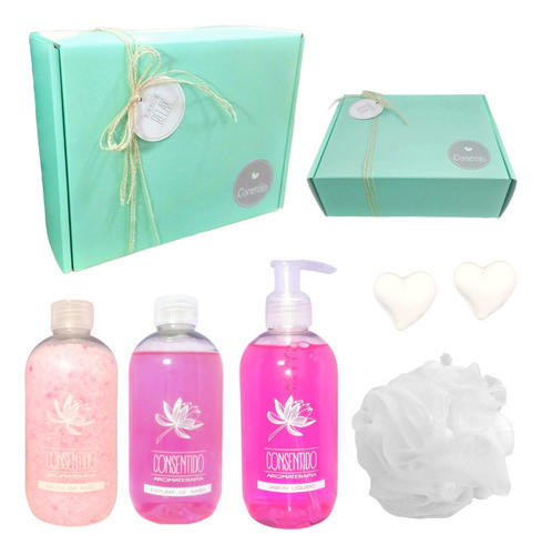 Set Kit Caja Regalo Zen Box Spa Rosas Relax Aroma N25 Relax 0