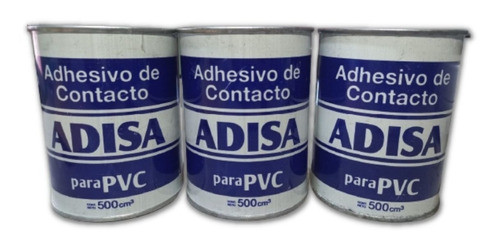 Adhesivo De Contacto Pvc Adisa X1/2lts. 1
