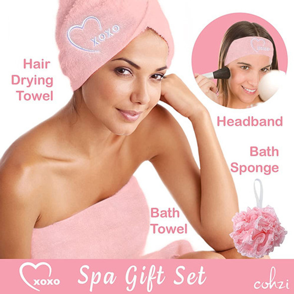 ~? Cohzi Spa Regalos Para Mujeres - Envoltura De Toalla De C 1 ~? Cohzi Spa Regalos Para Mujeres - Envoltura De Toalla De C 1