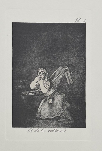 Los Caprichos De Goya 4 El De La Rollona - Lámina 45x30 Cm. 0