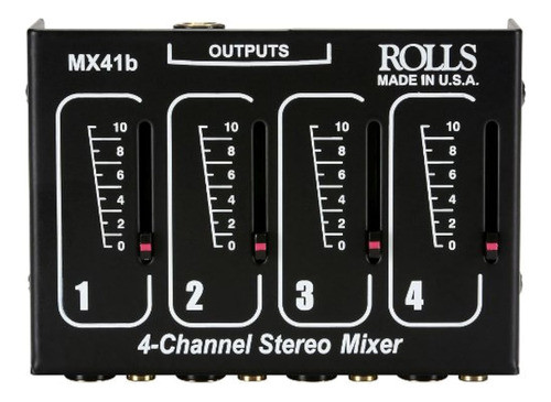 Rolls Mx41b Mezclador De Cuatro Canales 1