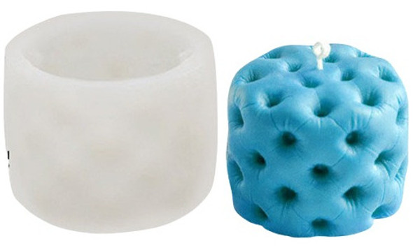 Molde Silicona Vela Capitoneada 0 Molde Silicona Vela Capitoneada 0