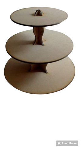 Porta Cupcakes Circular Tres Pisos 0
