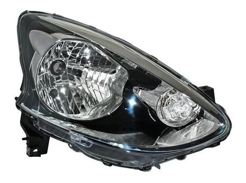 Optica Der. Fondo Negro (h4) Nissan March 2014- 0