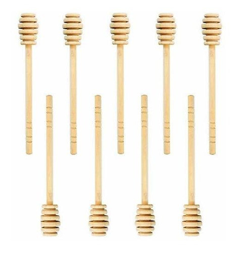 Lassum 10 Piezas De Palos De Madera Para Miel, 6 Pulgadas De 0