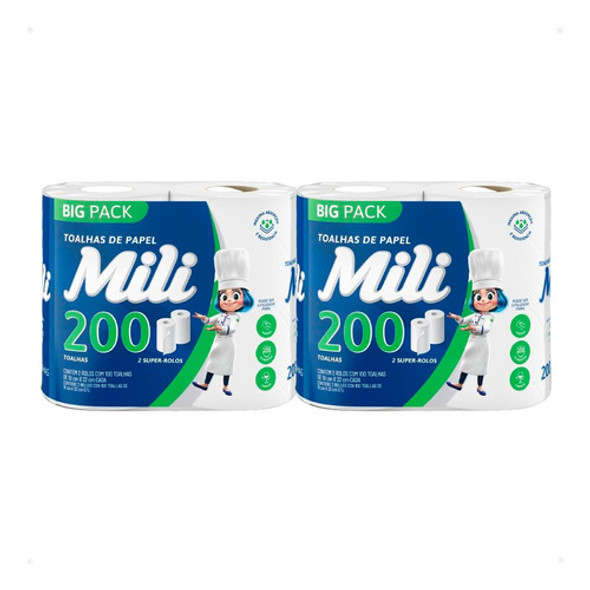 Papel Toalla Cocina Premium Absorbente Pack X2 Mili - Otec 0