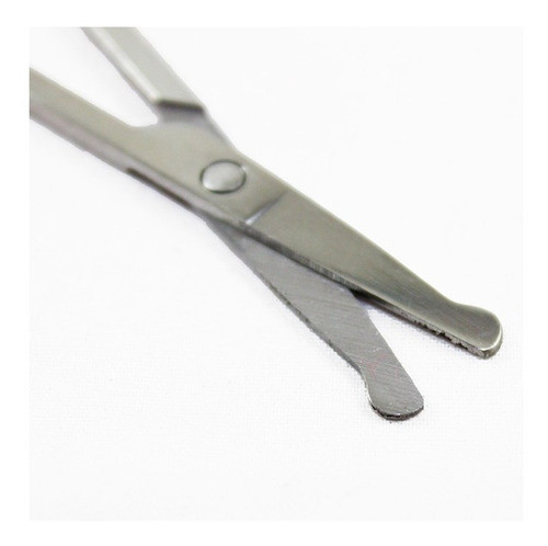 Tijera De Acero Punta Redonda 9cm - Corta Vellos Nariz 0