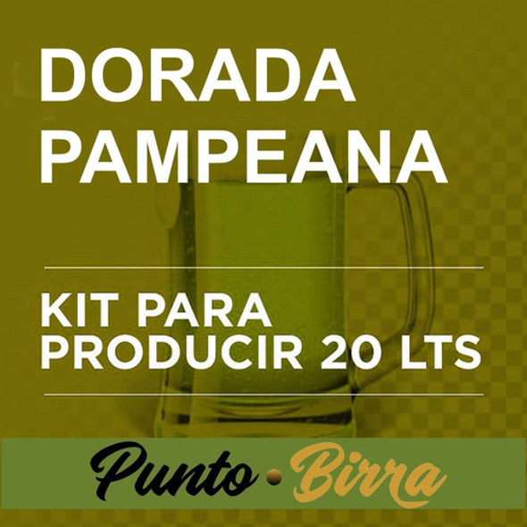 Kit Insumos Dorada Pampeana Premium 20 Artes. Punto Birra 1 Kit Insumos Dorada Pampeana Premium 20 Artes. Punto Birra 1