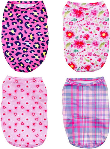 Camisas Ligeras Para Perros Y Gatos, Tallas Pequeña Y Median 0