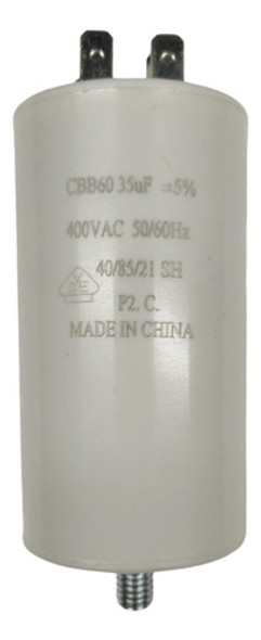 Condensador (capacitor) 35 Uf - 400 Vac - 50/60 Hz 0