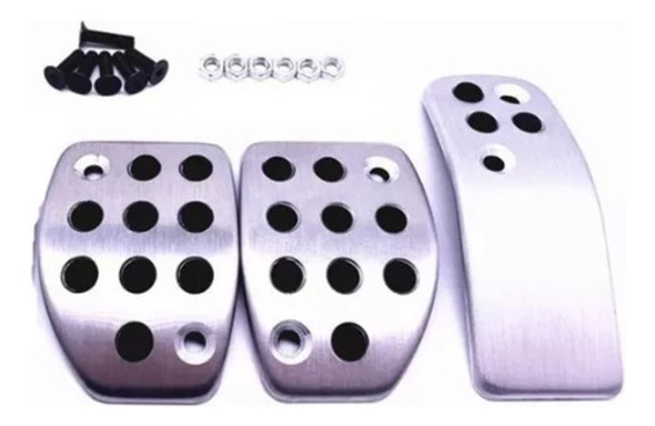 Kit 3 Fundas Pedal Aluminio Citroen C3 L/nva-peugeot 207-208 0 Kit 3 Fundas Pedal Aluminio Citroen C3 L/nva-peugeot 207-208 0