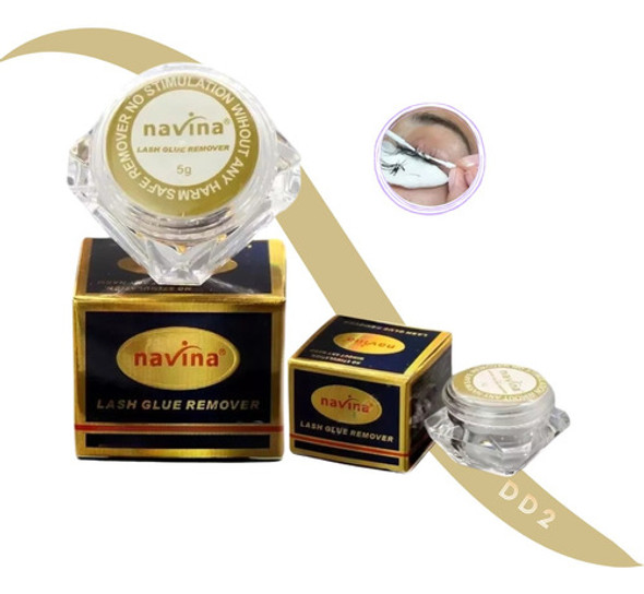 Removedor Pegamento Pestañas Navina Gel Extensión Original 0