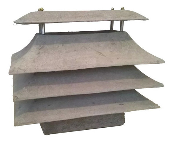 Sombrero Aerodinámico De Fibrocemento De 15 X 30 Cm - Capri 0