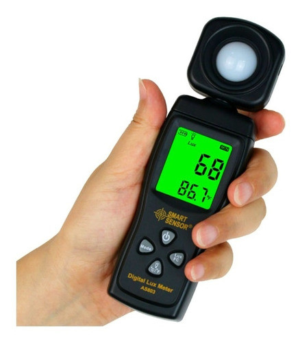 Medidor Digital De Luz Sensor Inteligente As803 0-200000 Lux 1