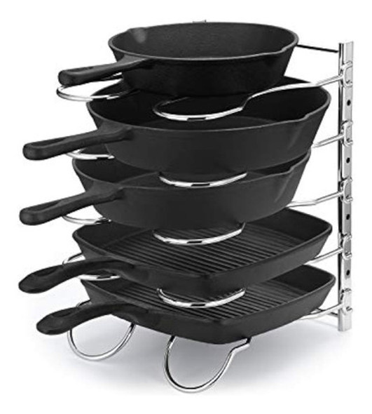 Caxxa Estante De Metal Resistente Para Sartenes, 0 Caxxa Estante De Metal Resistente Para Sartenes, 0