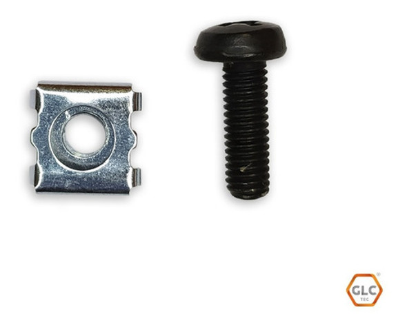 Tuerca Jaula Y Tornillo Glc M5 25 Unidades 1 Tuerca Jaula Y Tornillo Glc M5 25 Unidades 1