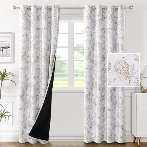 H.versailtex Cortinas 100% Opacas Para Sala De Estar, Cortin 0