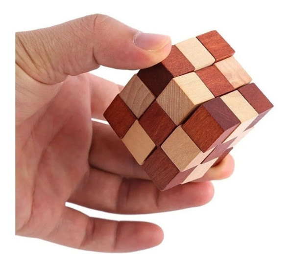 Juego De Ingenio X 6 Unidades Ideal Souvenir Eventos Madera 1