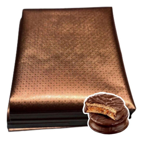 Papel Metalizado Alfajores Cobre Intenso X 100!unidades 1
