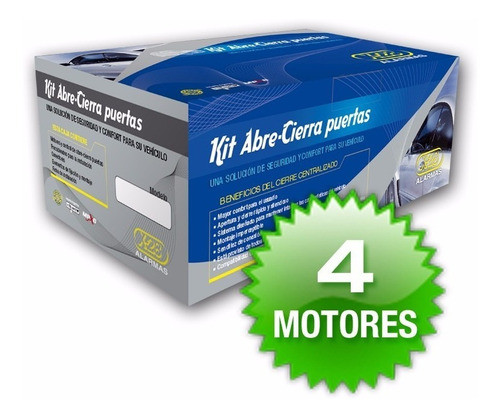 Kit Cierre Centralizado Auto X28 Peugeot 205 4 Puertas 1