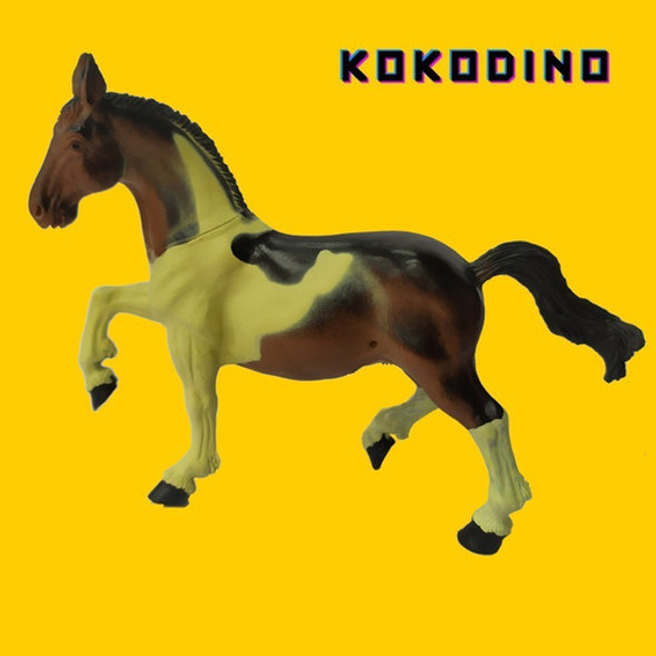 Caballo Pinto Tobiano Manchado Juguete Goma Granja Kokodino 1