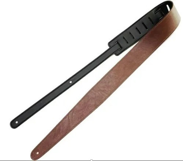 Correa Para Guitarra O Bajo Cuero Sintético Ancha Reversible 1