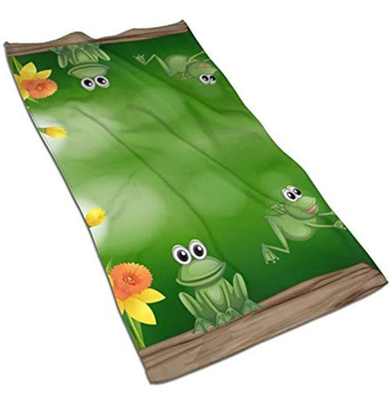 ~? Dujiea Dos Ranas Verdes Toallas De Cocina Toallas De Mano 1