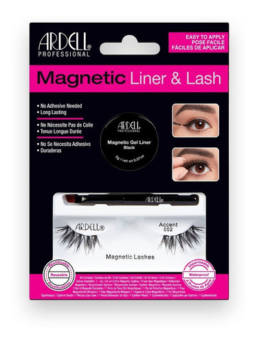 Pestaña Ardell Magnetic Liner & Lash Gel Magnetico Accent 02 0