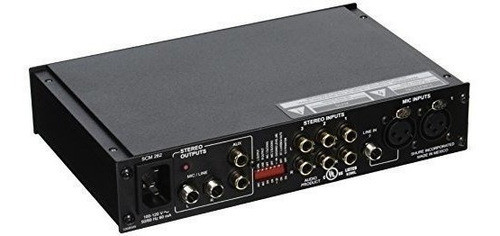 Mezclador Estereo Shure Scm262 Para Usar Con 2 Microfonos Y 1