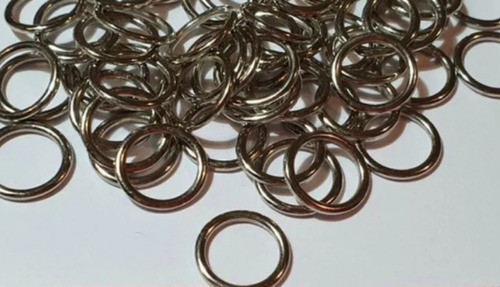 Argollas Metálicas 6mm X 50 Unidades, Lenceria, Manualidades 0