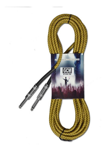 Cable Para Instrumentos Plug 1/4 A Plug 1/4 3 Metros 0