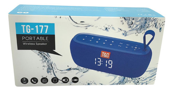 Parlante Tg177, Reloj Bluetooth 5.0 Usb Radio Fm Y Micro Sd 1
