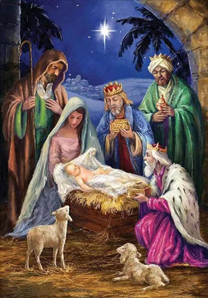 Kit De Bordado Navideño Para Principiantes Y Adultos, 20x25c 0