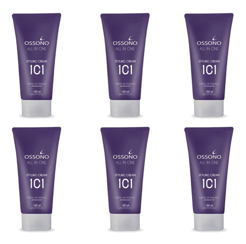 6 Crema De Peinar Ossono 10 En 1 X 180 Ml C/u 0