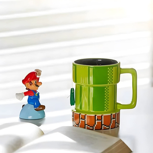 Drtupe Super Mario Warp Pipe Taza De Café De Cerámica De 1