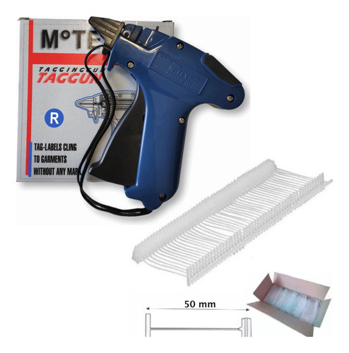 Kit Pistola Etiquetadora Ropa Motex Reg 5000 Precintos 50 Mm 0