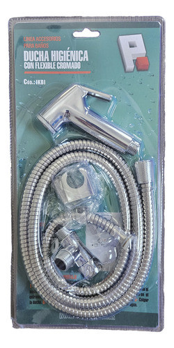 Ducha Higiénica Bidet Con Flexible Cromado Pietra Ikbi 0