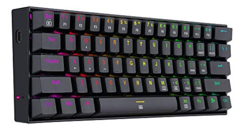 Redragon K630 Dragonborn 60% Teclado Rgb Para Juegos Con Cab 1