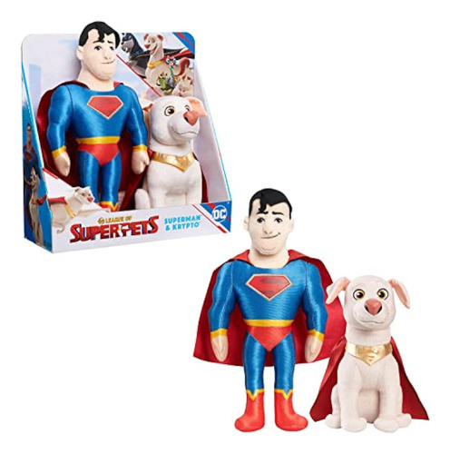 Just Play Dc Super Pets Superman Y Krypto Superdog Companion 0