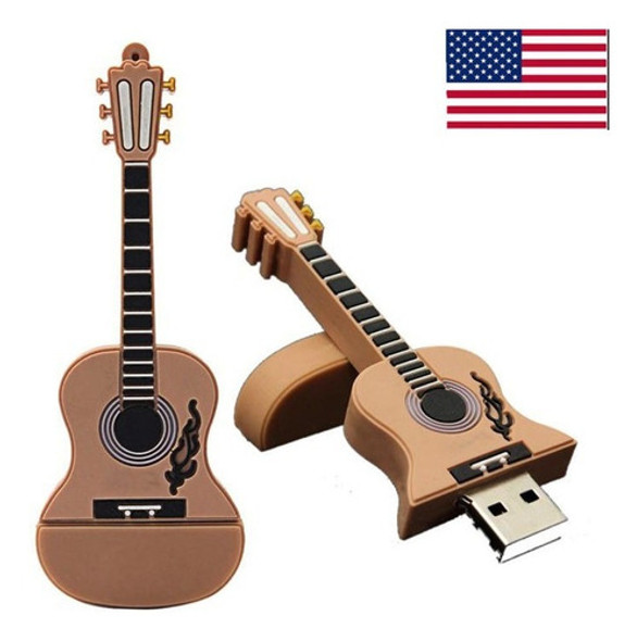16gb Guitarra Usb 2.0 Memoria Flash Metal Palo Almacenamient 0 16gb Guitarra Usb 2.0 Memoria Flash Metal Palo Almacenamient 0