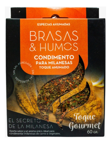 Condimento Para Milanesas Toque Ahumado Brasas Y Humos 0
